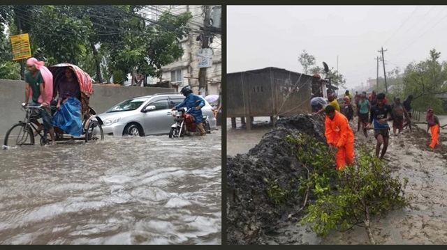 সব বিভাগে ভারী বর্ষণের আভাস, ভূমিধসের আশঙ্কা