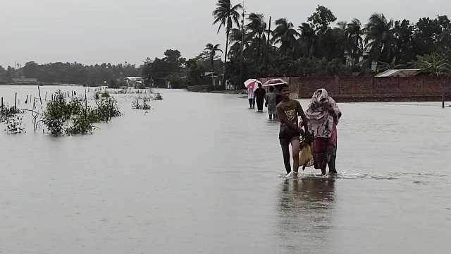 সর্বোচ্চ বৃষ্টিপাত চাঁদপুরে, ঢাকায় ২২৪ মিলিমিটার